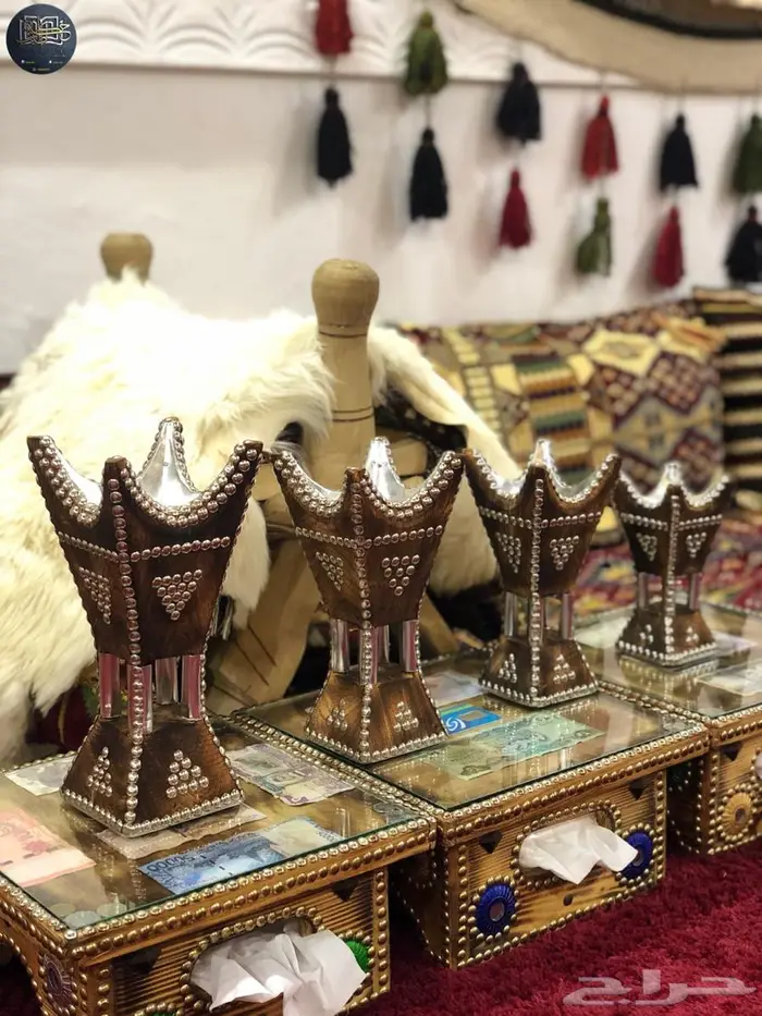 مباخر حائليلة من خشب الاثل الطبيعي 1