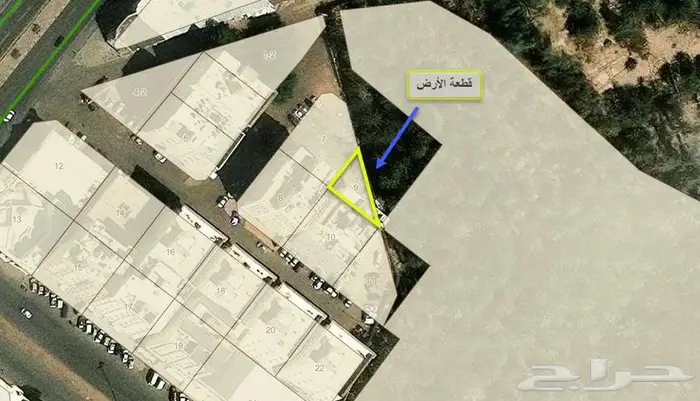 أرض سكنية للبيع بحي عريض قطعة رقم  9 2