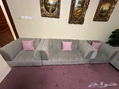 كنب للبيع وطاولات ضيافه ولوح 14