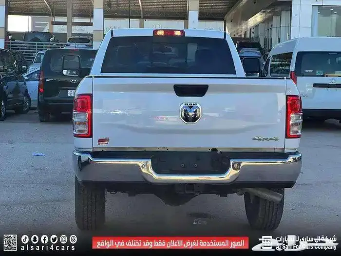 دودج رام غمارة بنزين ابيض 2023 6
