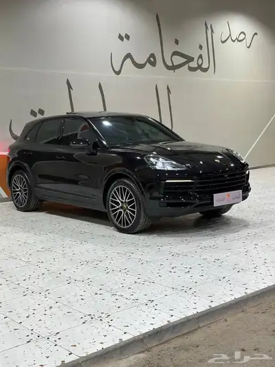 بورش كايين 2019 اسود . رصد الفخامة 0