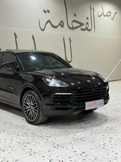 بورش كايين 2019 اسود . رصد الفخامة 1