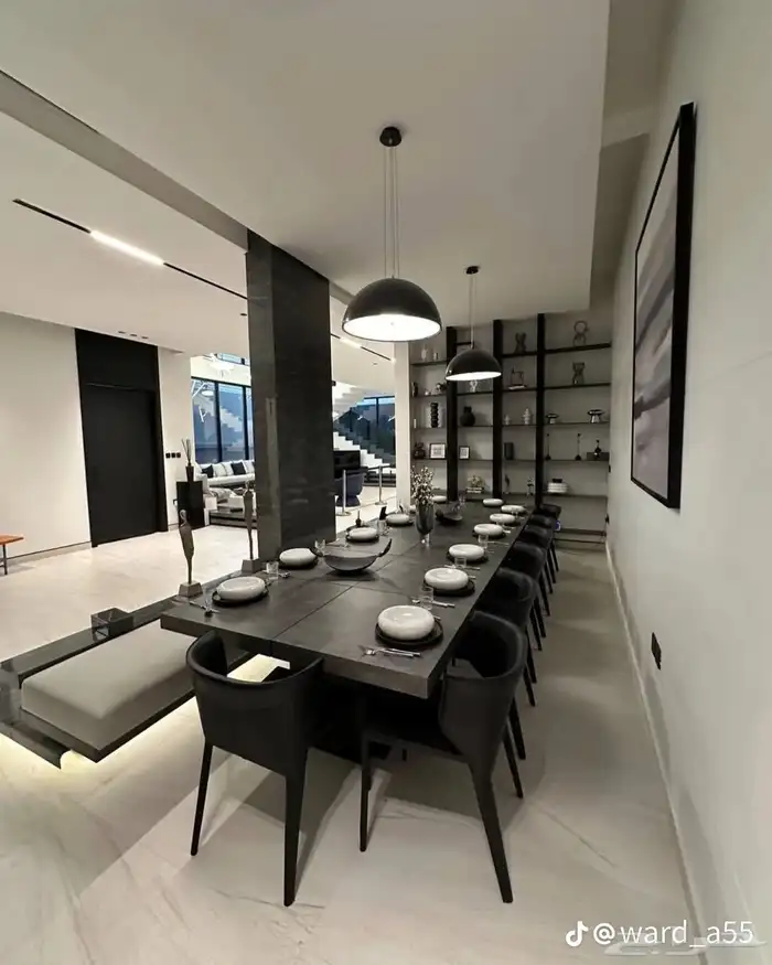 احدث التشطيبات مع الديكورات ( رخاميه   خشبية ) مودرن كلاسيك 6