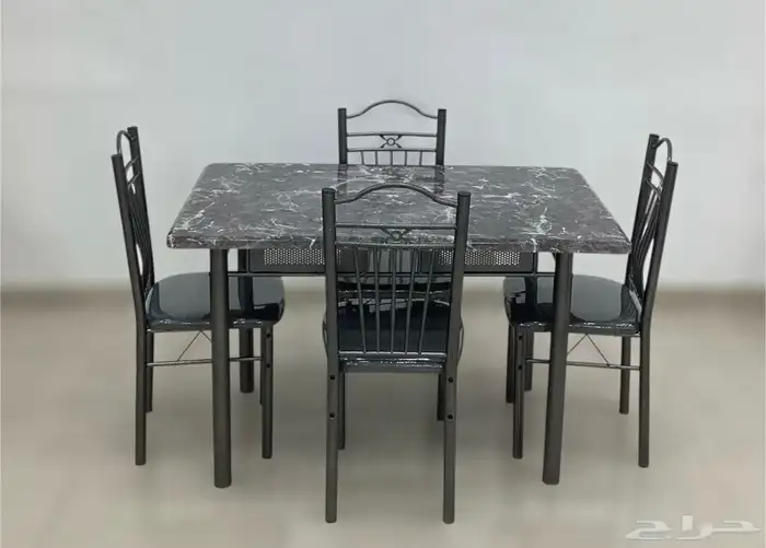 طاولة طعام خشب 4 كراسي 4