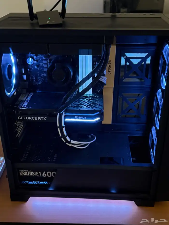 بي سي قيمنق العاب شكل مميز واداء عالي PC i5 14400F RTX game 6