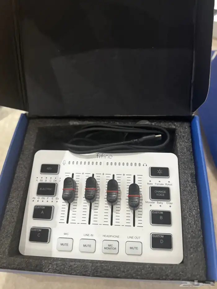 مك سر جديد بكرتونه fifine 3