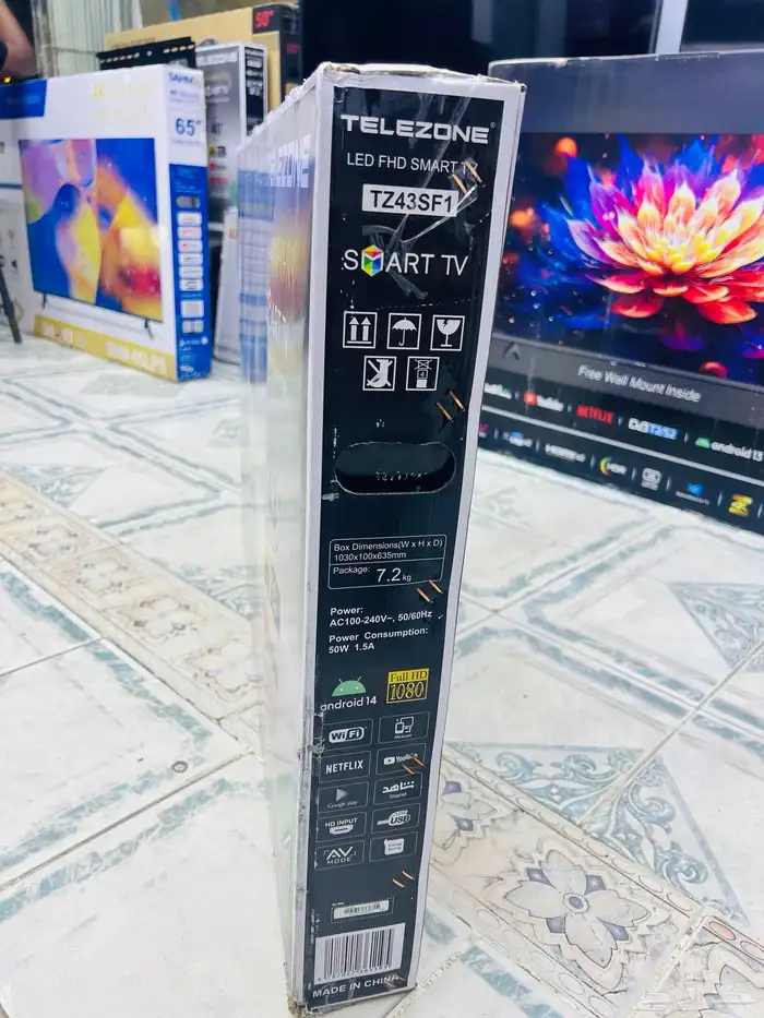 Telezone 43 Inches Smart Full HD LED TV 2