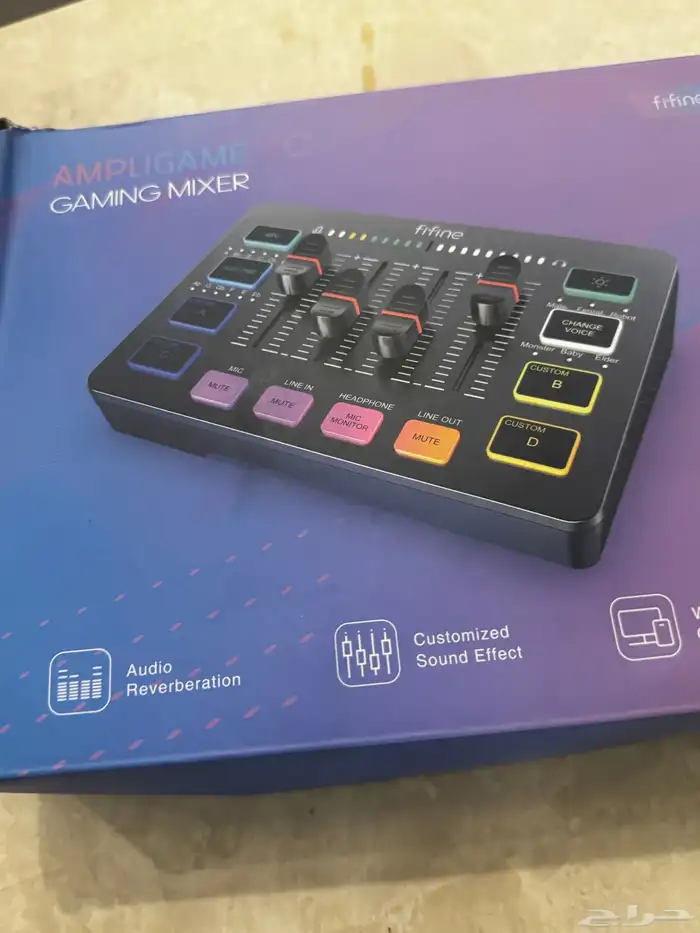 مك سر جديد بكرتونه fifine 4