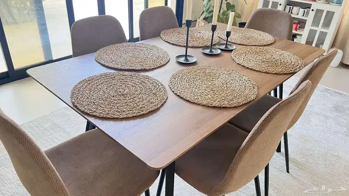 طاولة طعام من 6 كراسي 2