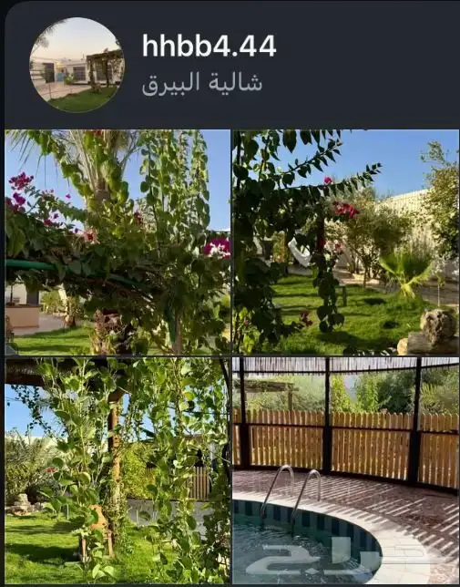 استراحة البيرق قسمين للايجار اليومى بريده حى الشفق 0