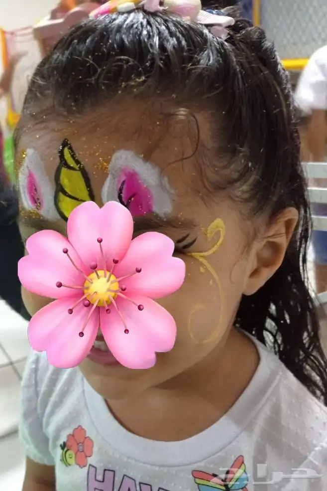 رسم على الوجه للاطفال 0