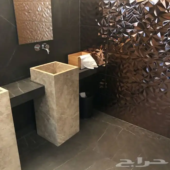 تفصيل المغاسل والطاولات والدرج من الرخام والبورسلين 3