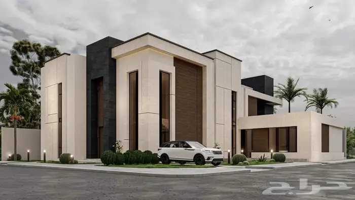 تصميم واجهات ثري دي فلل _تجاري _سكني 1