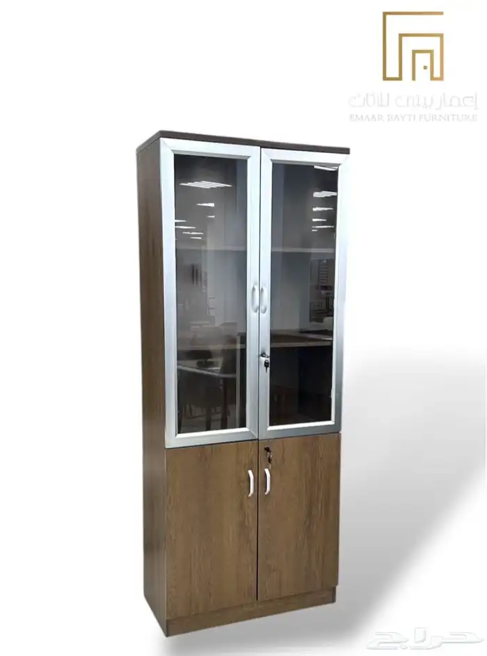 كونتر مقاس 240سم مكاتب دولاب خشب. 7