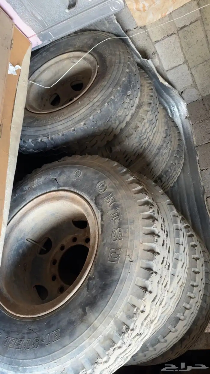 برامك وشقف وجنوط 24 للبيع وعدد 8 كفرات وجنوط مقاس جنط 20 8