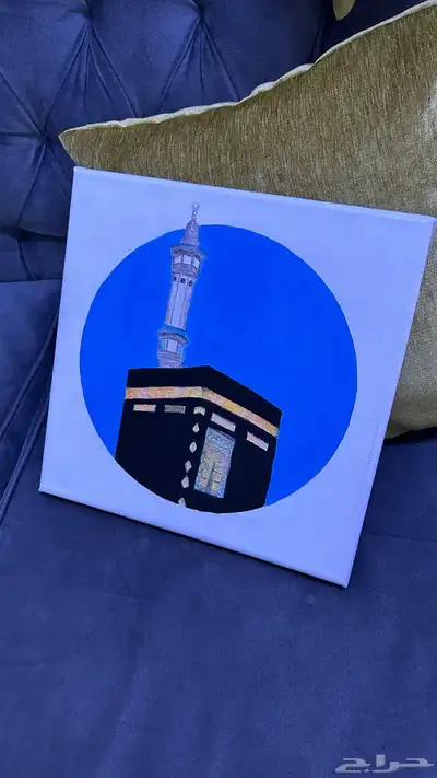 لوحات المسجد النبوي مكة رسم يدوي 1
