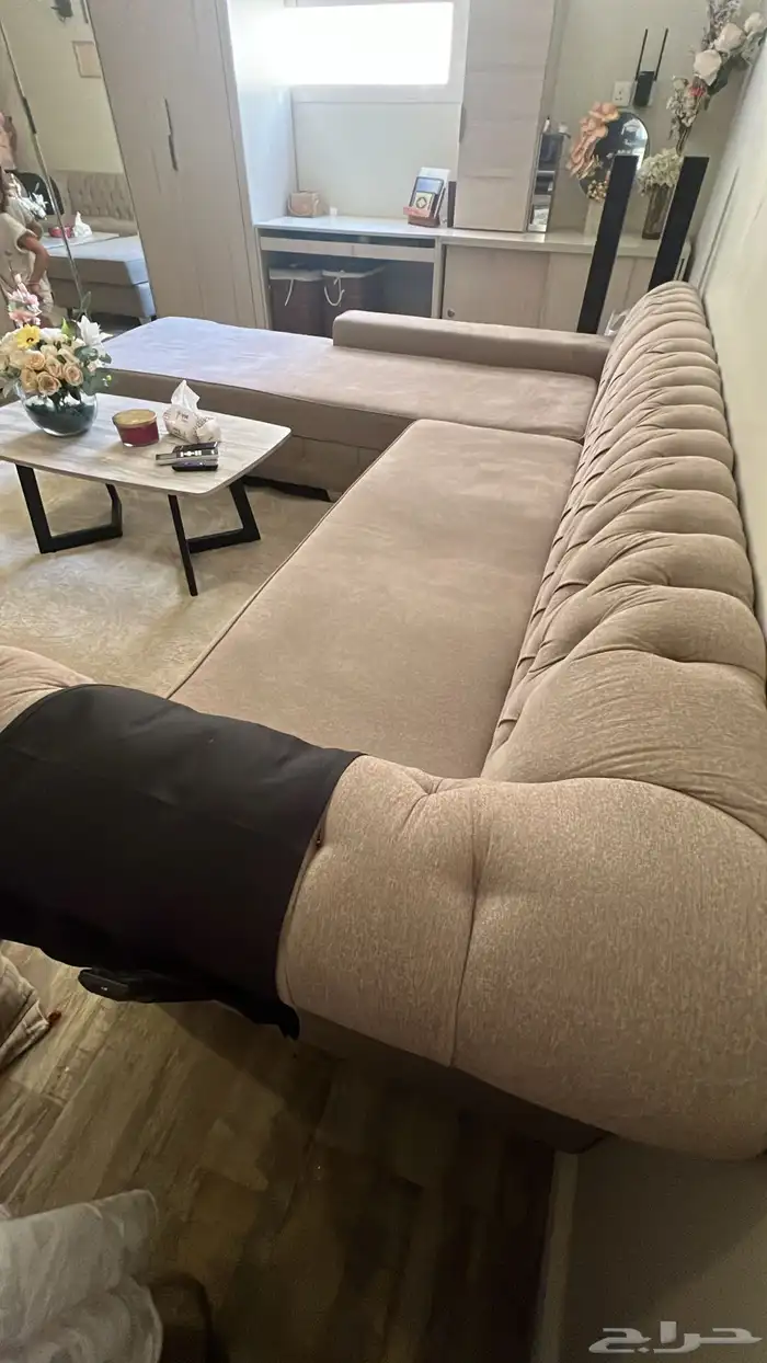 كنب حرف L زاوية 7