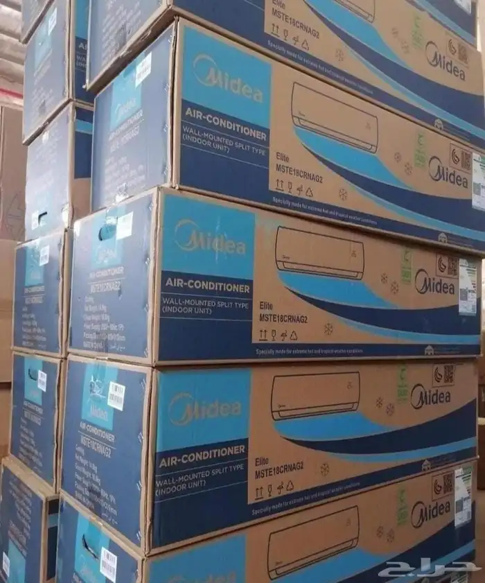 مكيفات ميديا اسبلت جميع الاحجام Midea 4