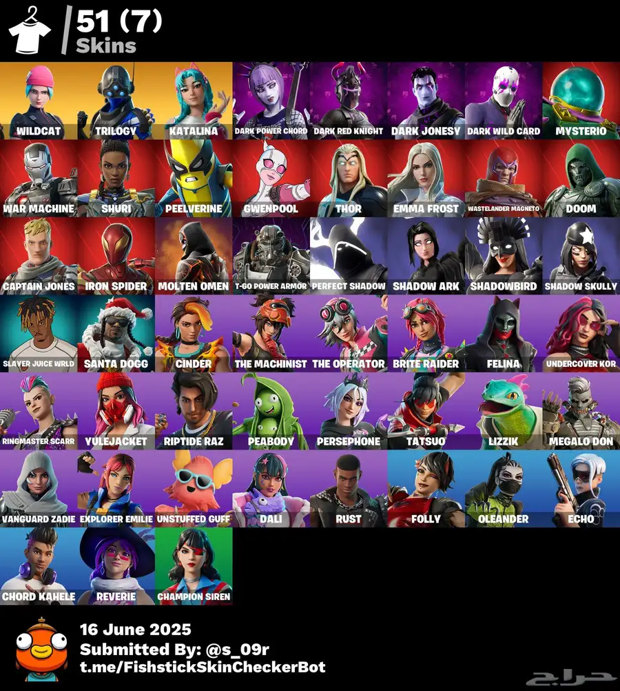 حساب ويلد كات نينتندو فورت نايت 1