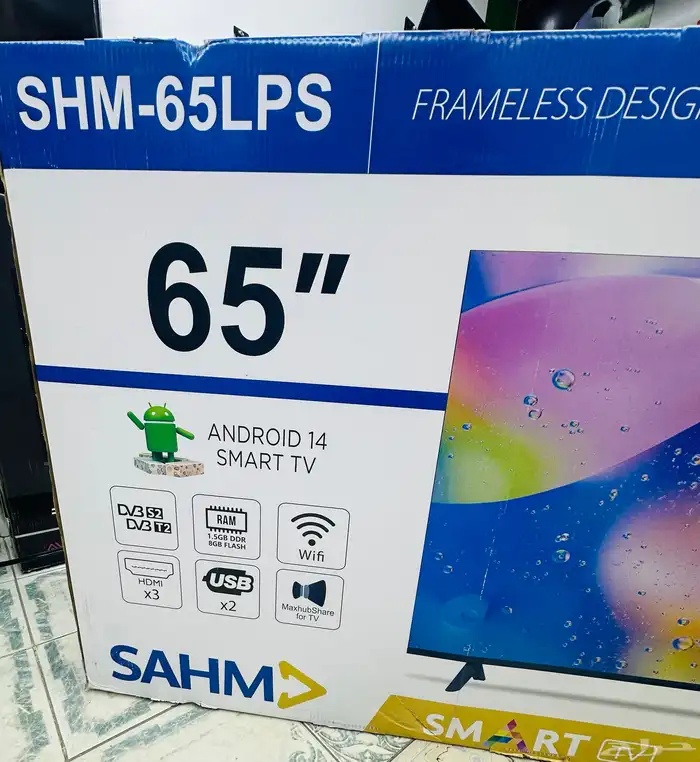SAHM 65 Inch 4K Smart LED TV 0