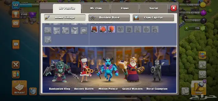 حساب كلاش اوف كلانس للبيع 3