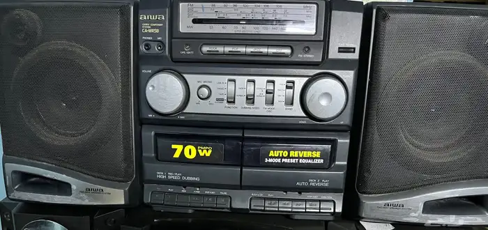 مسجل ستريو كاسيت ياباني aiwa ايوا 0