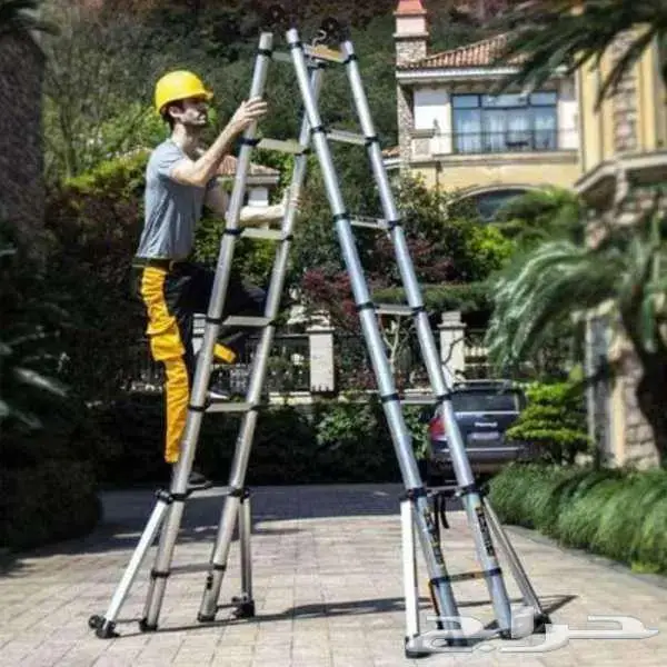 سلم تلسكوبي مزدوج 2