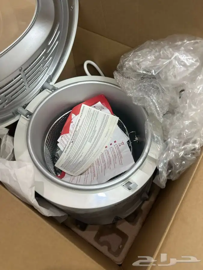 قلايه هوائيه مونوليكس تيفال للبيع ومايكرويف شارب 20 لتر فضي 5