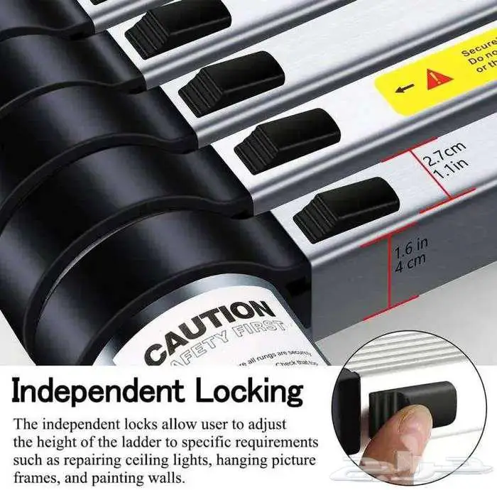 سلم تلسكوبي مزدوج 1