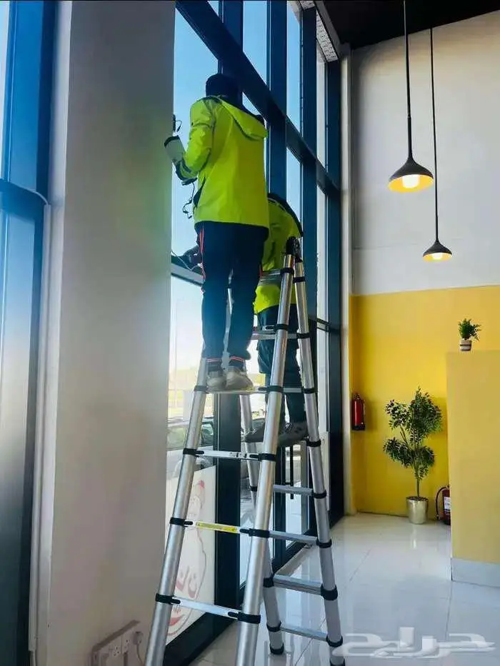 سلم تلسكوبي مزدوج 3