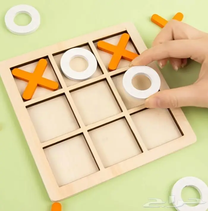 لعبة إكس أو X O خشبية 1