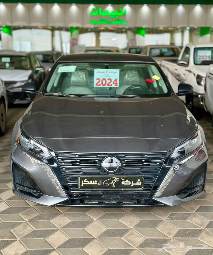 نيسان التيما ستاندر 2024 متاح اسود ورصاصي 13