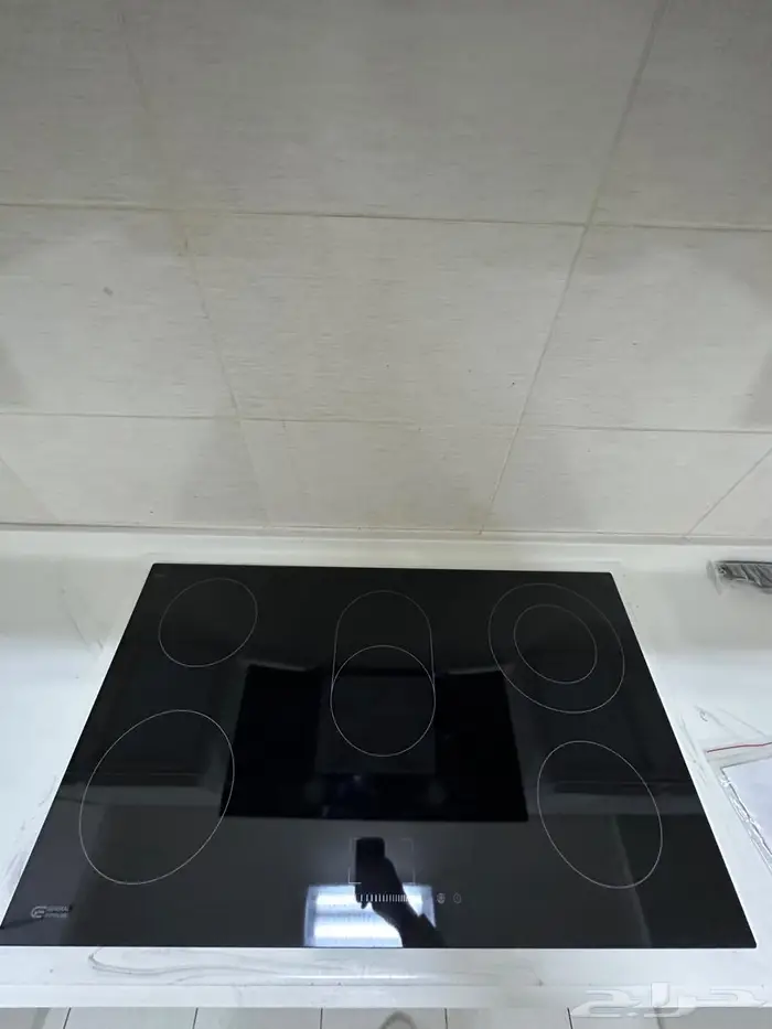 سطح سيراميك كهربائي 5عيون 90 سم جنرال سبريم 1