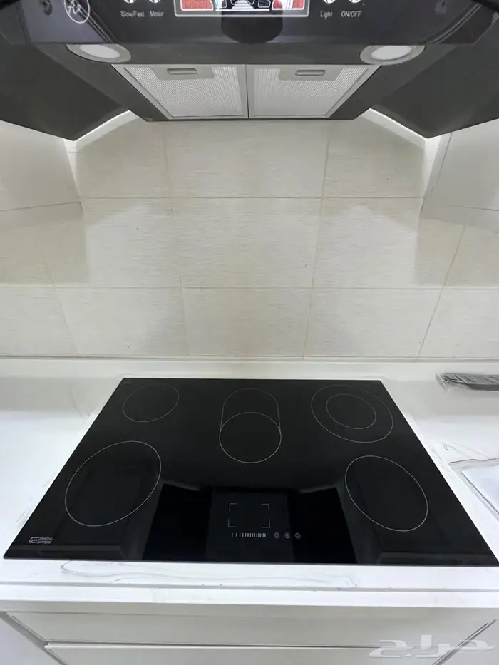 سطح سيراميك كهربائي 5عيون 90 سم جنرال سبريم 0