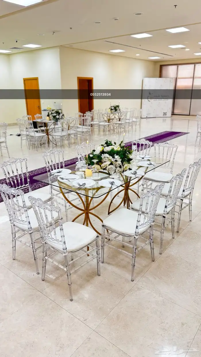 طاولات قزاز للايجار 8