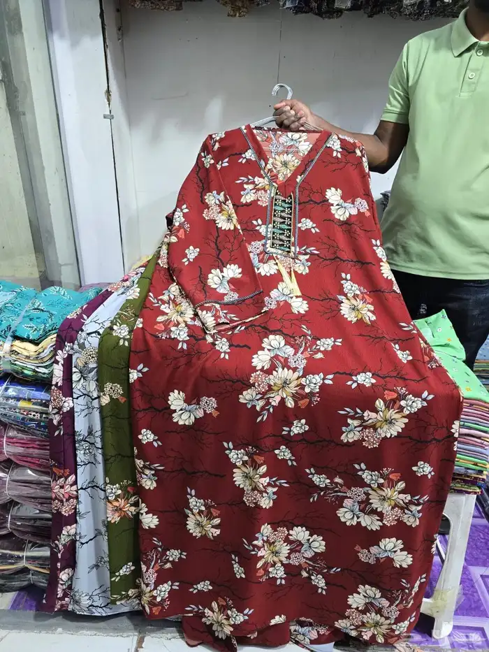 جلابيات كم طويل مطرزه وساده 13