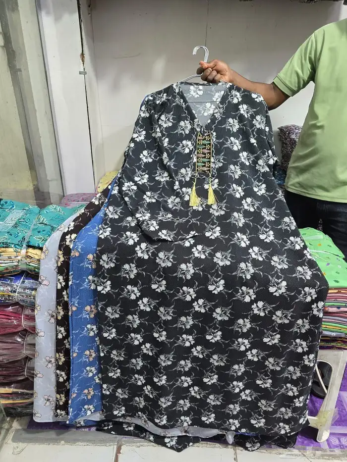 جلابيات كم طويل مطرزه وساده 15