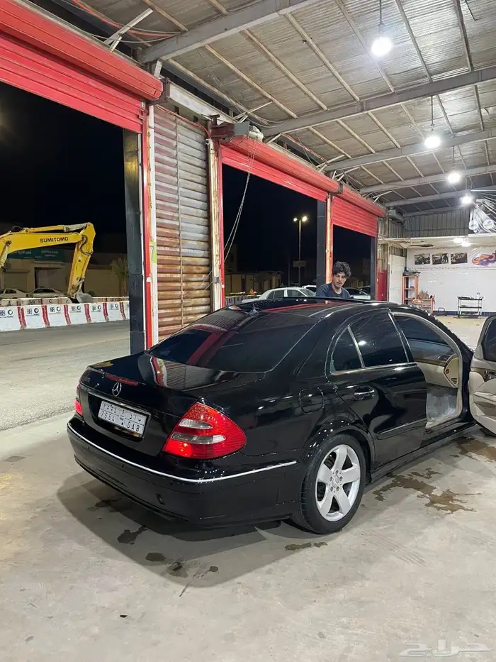 مارسيدس 2005 اي 350 كلشي على شرط وراق جديده مكيف بارد كلشي 10