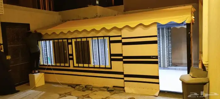 بيوت شعر ثابت متنقل سهل الفك والتركيب تفصيل حسب الطلب 8