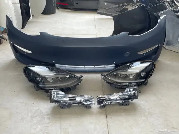 صدامات صدام أمامي كامل شمعة شمعات تسلا 3 نظيف 0