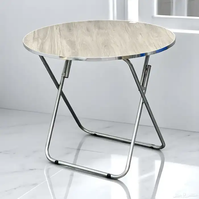 طاولة دائري ومربع بمقاسين والوان مختلفة بتصميم انيق 0