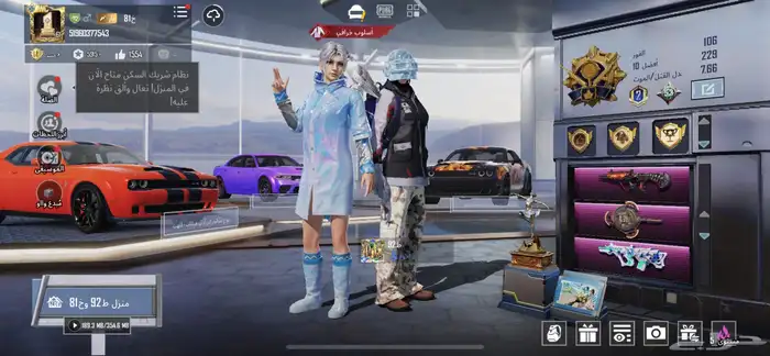 حساب ببجي للبيع 3