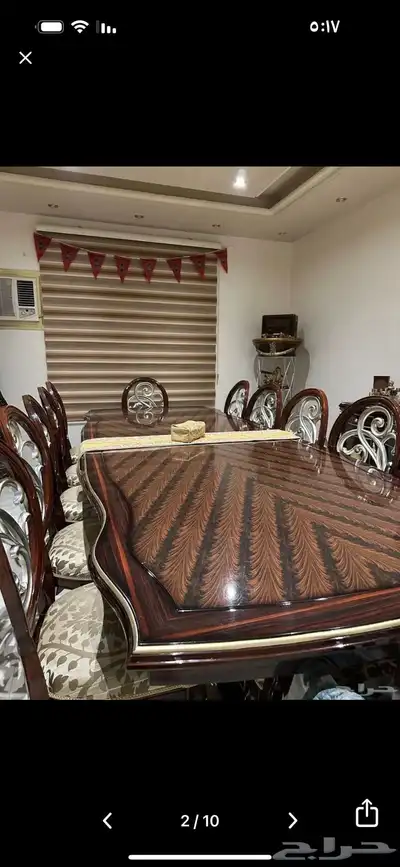 طاوله سفره فخمة 12كرسي 1