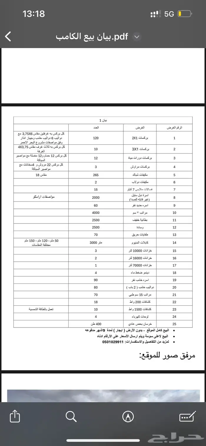 بركسات للبيع 0