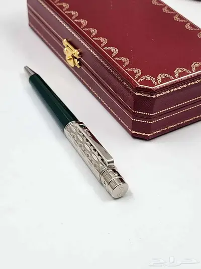 كرتير رفيق تميز اقلام فاخرة غطا ماركة كارتييه قلم درجة اولى 18