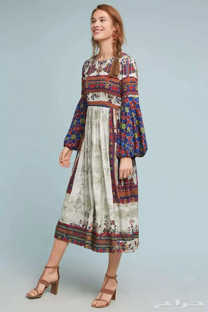 فستان من Anthropologie البريطاني 0