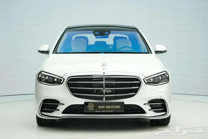 مرسيدس S 500 موديل 2025 أصفار خليجي أبيض أبيض 1