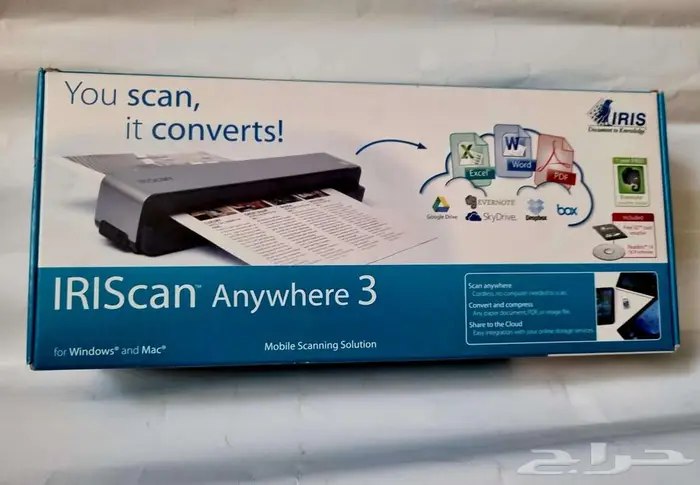 سكنر كانون ماسح ضوئي محمول IRIScan Anywhere 4