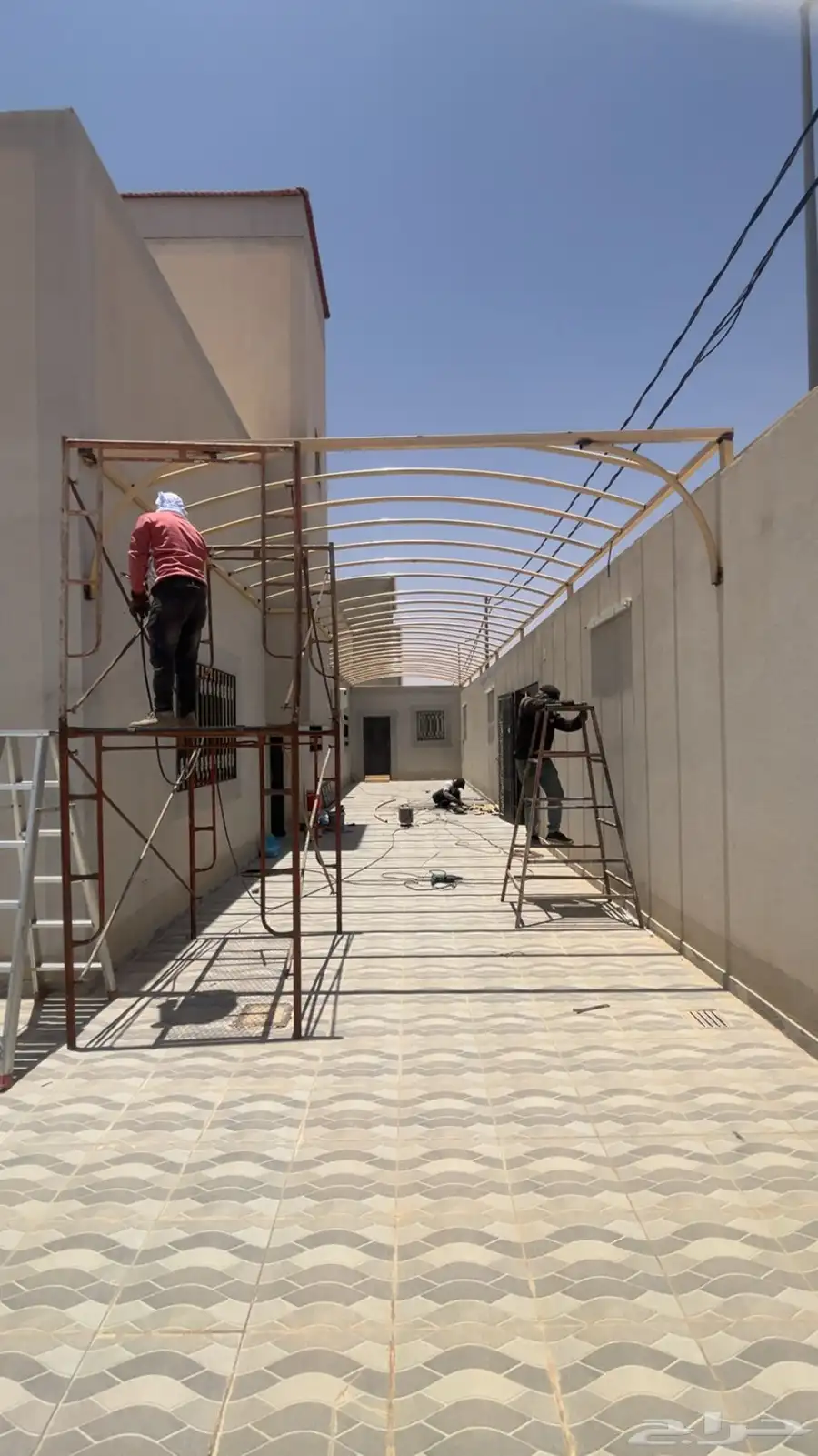تركيب مظلات وسواتر وسنتوتش بنل بالزلفي 3