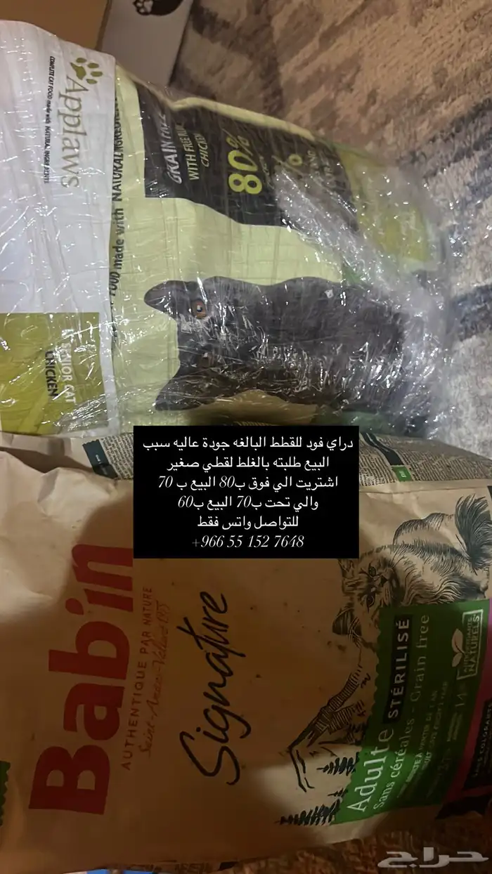 دراي فود قطط للبيع 0